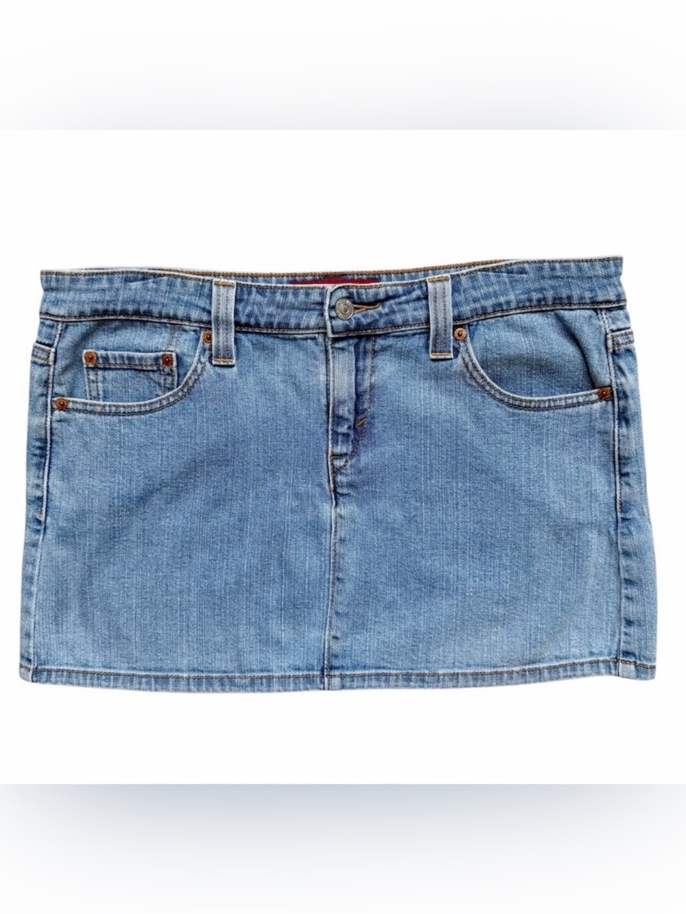 Y2K Levi’s Low Slouch Denim Skirt Juniors 11